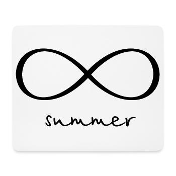 unendlichkeitszeichen summer - Mousepad (Querformat) - Weiß - Vorne
