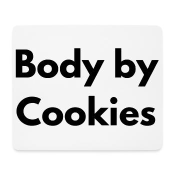 Körper von Cookies - Mousepad (Querformat) - Weiß - Vorne