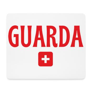 Guarda Switzerland Flag - Mouse Pad (horizontal) - white - Front