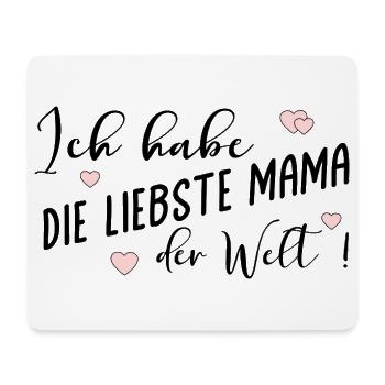 Muttertag Liebste Mama - Mousepad (Querformat) - Weiß - Vorne