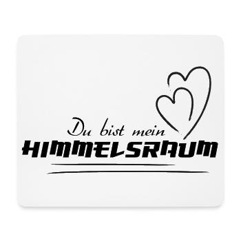 HIMMELSRAUM – Spirituelles Statement Shirt - Mousepad (Querformat) - Weiß - Vorne