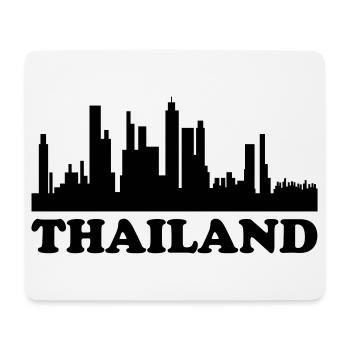 Skyline de Thaïlande - Tapis de souris (format paysage) - blanc - Devant