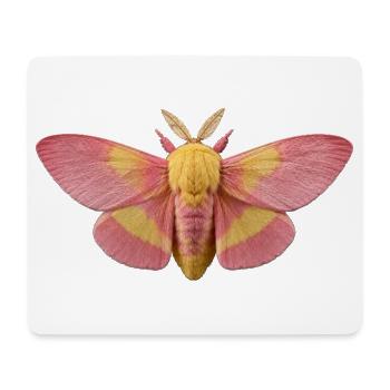 Rosy Ahornmotte Dryocampa rubicunda - Mousepad (Querformat) - Weiß - Vorne