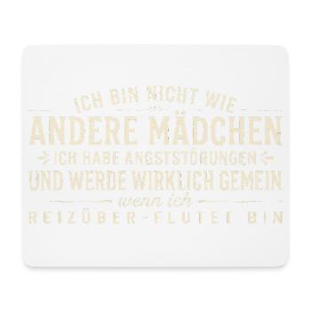 I'm Not Like Other Girls  - Mousepad (Querformat) - Weiß - Vorne