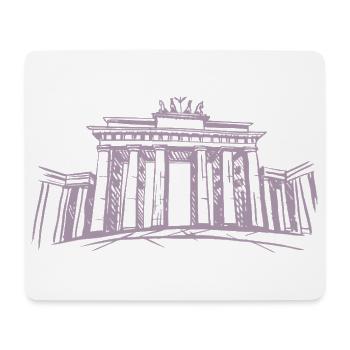 Berlin Brandenburger Tor – Symbolträchtiges Stadtd - Mousepad (Querformat) - Weiß - Vorne