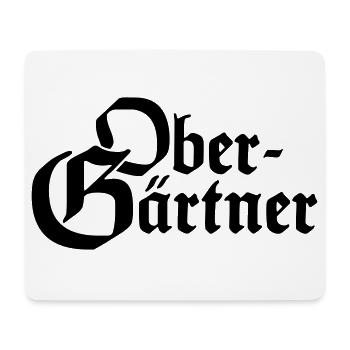 Obergärtner Frkt - Mousepad (Querformat) - Weiß - Vorne