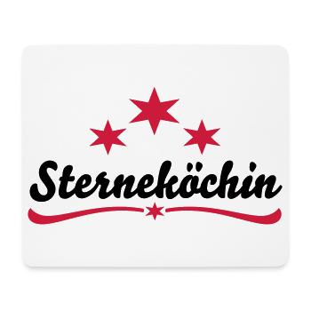 sternekoechin - Mouse Pad (horizontal) - white - Front