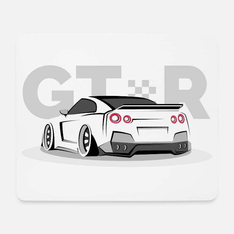gtr racing Auto cars classic Klassiker - Mousepad (Querformat) - Weiß