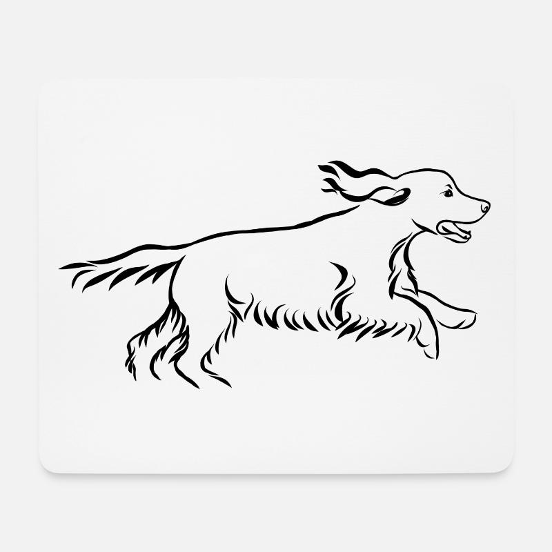 Cocker spaniel - Mouse Pad (horizontal) - white