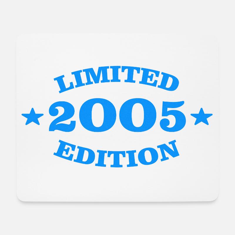 Limited Edition 2005 18.Geburtstag - Mousepad (Querformat) - Weiß