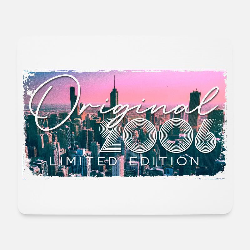 Original 2006 Vintage Retro Geburtstag Geschenk - Mousepad (Querformat) - Weiß