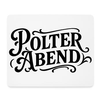 Polter Abend Bräutigam Party - Mousepad (Querformat) - Weiß - Vorne