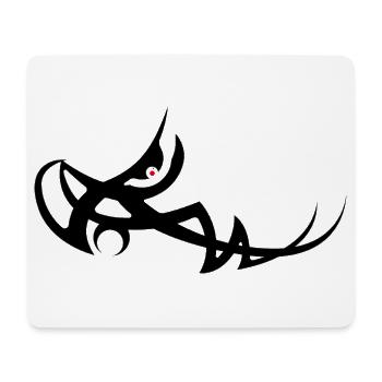 AEOM_-_black - Mouse Pad (horizontal) - white - Front