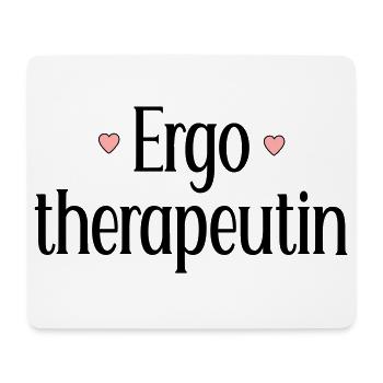 Ergotherapeutin - Mousepad (Querformat) - Weiß - Vorne