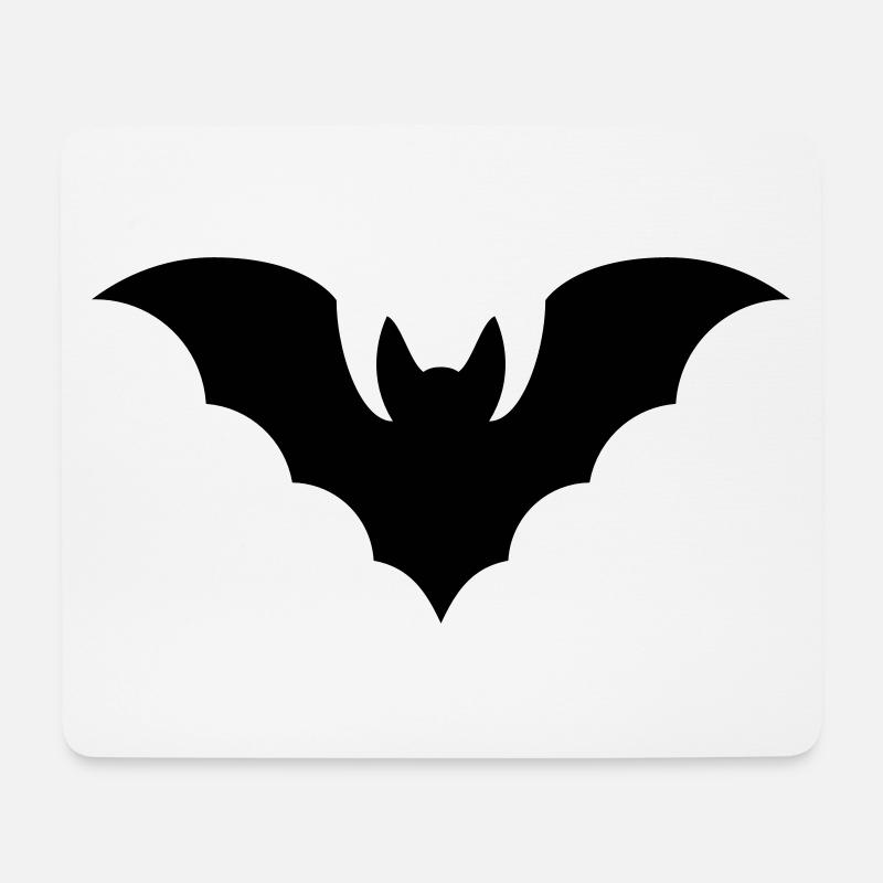 Fledermaus - Mousepad (Querformat) - Weiß