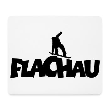 Flachau Snowboard Snowboarding - Mousepad (Querformat) - Weiß - Vorne