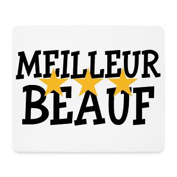 Meilleur Beauf - Tapis de souris (format paysage) - blanc - Devant