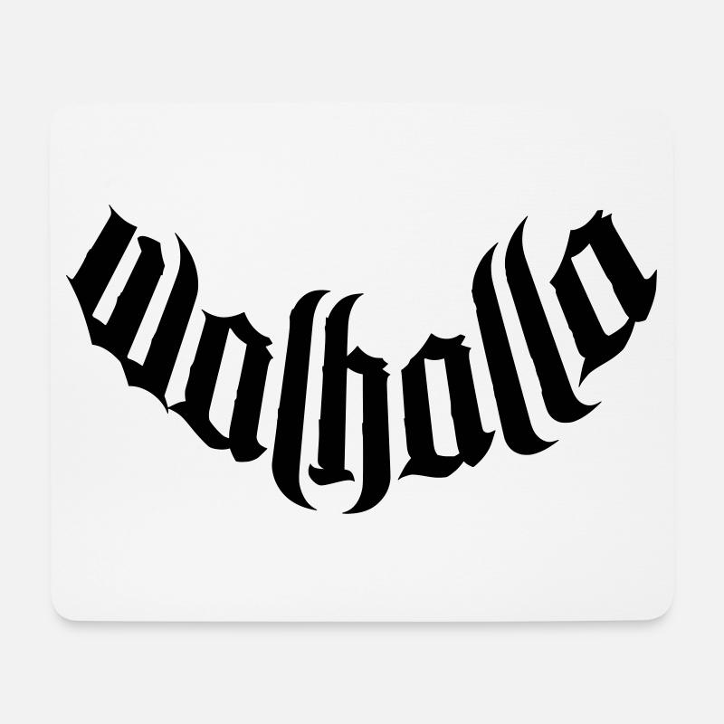 walhalla vikings viking sticker wikinger sticker - Mousepad (Querformat) - Weiß