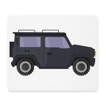 Jeep - Tapis de souris (format paysage) - blanc - Devant