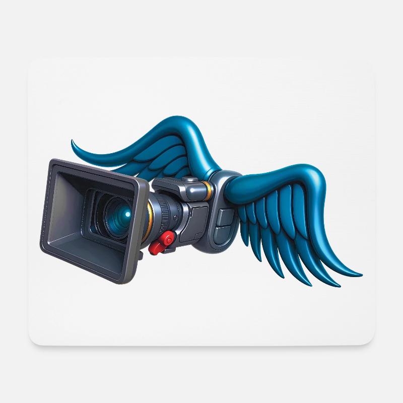 ANGELIC CAM - sound & vision - Mouse Pad (horizontal) - white