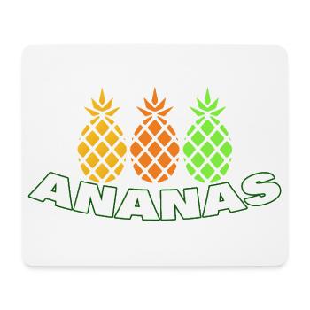 Pineapple - Mouse Pad (horizontal) - white - Front