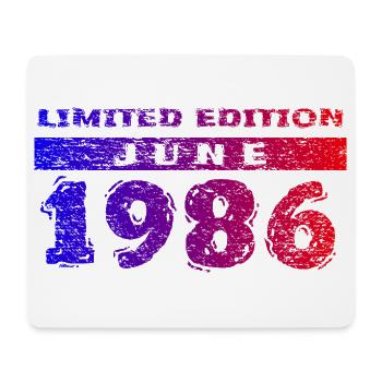 40e anniversaire Édition limitée 06/1986 - Tapis de souris (format paysage) - blanc - Devant