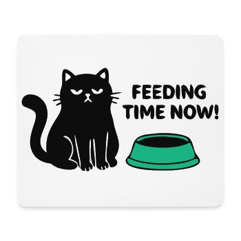 Boese Katze Schriftzug - Mousepad (Querformat) - Weiß - Vorne