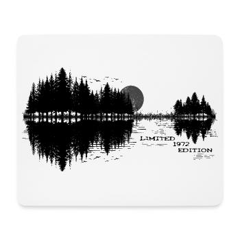 1972 Gitarre Natur Musik 54. Geburtstag - Mousepad (Querformat) - Weiß - Vorne