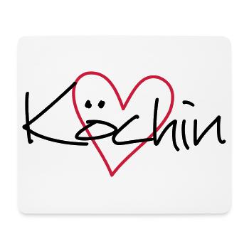 Idée cadeau cuisine coeur hobby chef cuisine - Tapis de souris (format paysage) - blanc - Devant