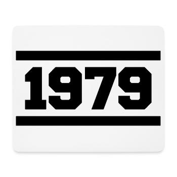 1979 - Mousepad (Querformat) - Weiß - Vorne