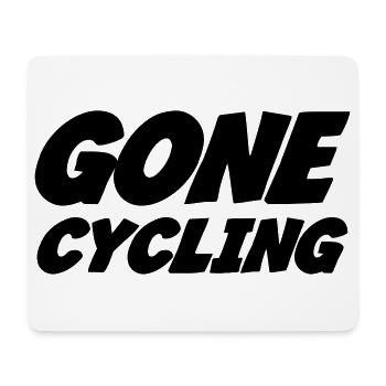 Cyclisme / Cycliste / Vélo / VTT / BMX - Tapis de souris (format paysage) - blanc - Devant