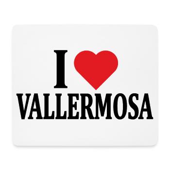 T-shirt J’adore Vallermosa t-shirt idée cadeau - Tapis de souris (format paysage) - blanc - Devant