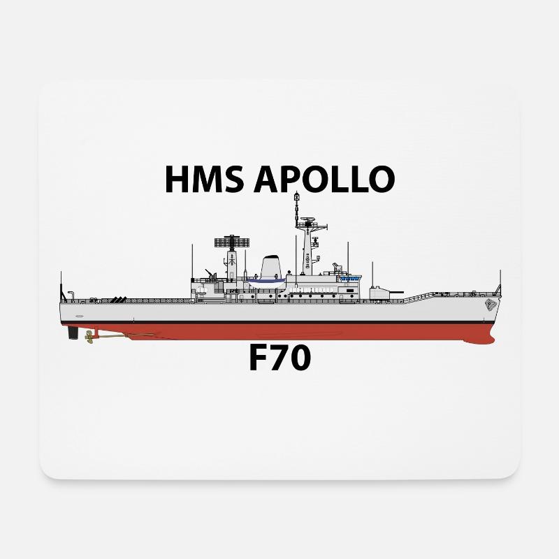 HMS APOLLO - LEANDER ORIG - Mousepad (Querformat) - Weiß