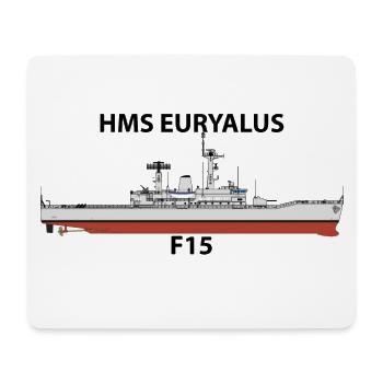 HMS EURYALUS - LEANDER ORIG - Mousepad (Querformat) - Weiß - Vorne