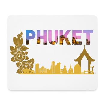 Phuket Thailand Sunset Skyline - Mouse Pad (horizontal) - white - Front