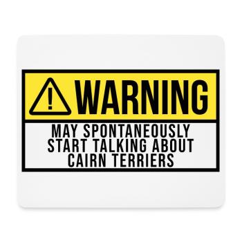Cairn-Terrier - Mousepad (Querformat) - Weiß - Vorne