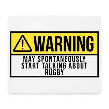 Rugby - Mouse Pad (horizontal) - white - Front