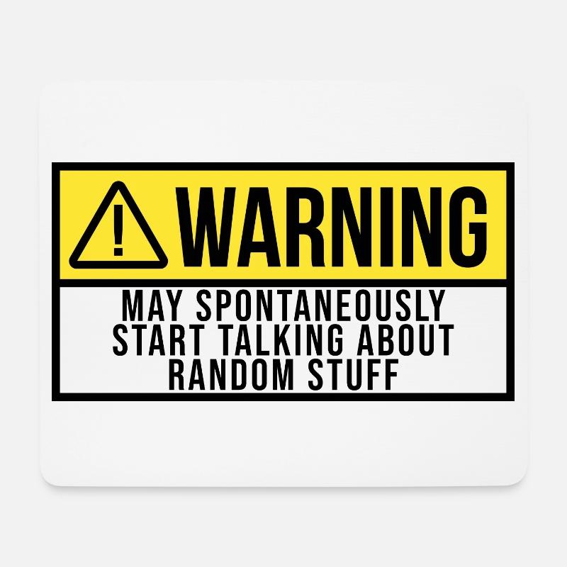 ADHD - Mouse Pad (horizontal) - white