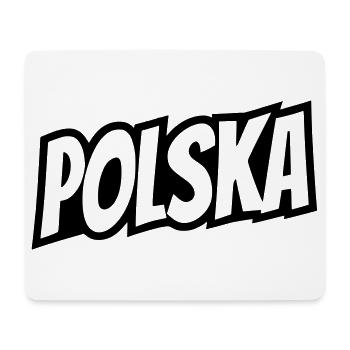 Polska - Poland Lettering - Mouse Pad (horizontal) - white - Front