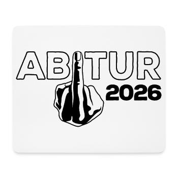 ABI 2026 Abitur du majeur - Don - Tapis de souris (format paysage) - blanc - Devant