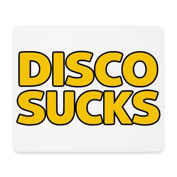 La disco, c’est nul - Tapis de souris (format paysage) - blanc - Devant