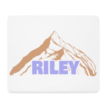 Spass Riley - Mousepad (Querformat) - Weiß - Vorne