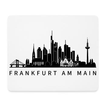 Skyline Frankfurt am Main - Mousepad (Querformat) - Weiß - Vorne