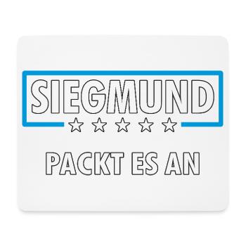 SIEGMUND - Mousepad (Querformat) - Weiß - Vorne