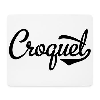 2541614 15442962 croquet - Mousepad (Querformat) - Weiß - Vorne