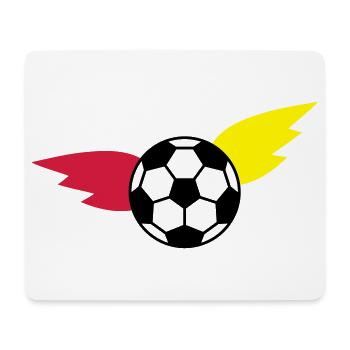 Championnat de ballon de football - Tapis de souris (format paysage) - blanc - Devant