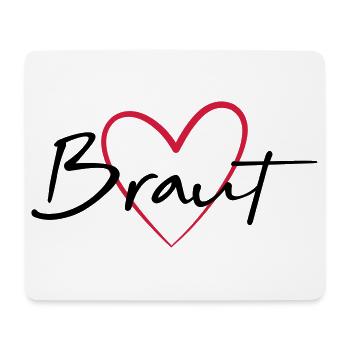 Bride Heart Hen Party - Mouse Pad (horizontal) - white - Front