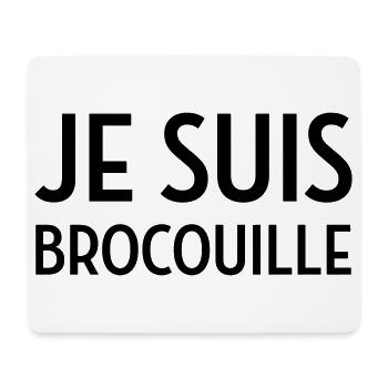 Brocouille / Inconnus / Comique / Humour / Marrant - Tapis de souris (format paysage) - blanc - Devant