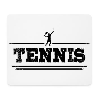 TENNIS JOUEUR JOUEUSE FAN CLUB SPORT - Tapis de souris (format paysage) - blanc - Devant