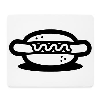 hotdog - Mousepad (Querformat) - Weiß - Vorne